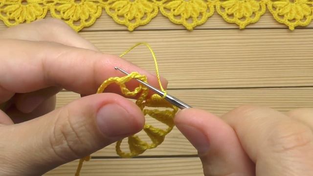 ЛЕНТОЧНОЕ КРУЖЕВО вязание крючком мастер-класс СХЕМА УЗОРА Crochet Lace Braid Ribbon Tape Tutorial