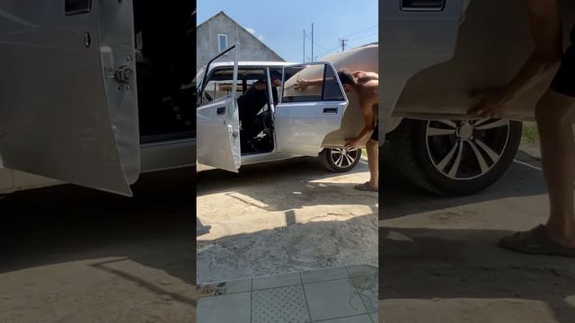 Красивый потолок на ваз2107