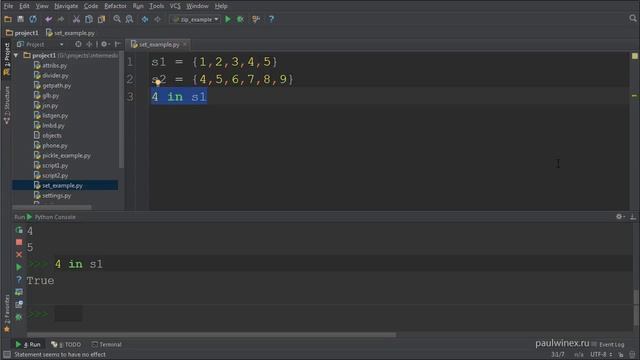16 Python Intermediate Set смотреть онлайн