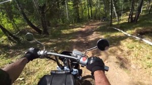 Honda Steed эндуро и суперпатриот, Штольня золотой горы.