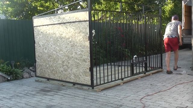 Как я сделал разборный вольер для собаки. смотреть онлайн