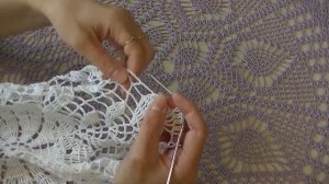 Скатерть  Цветочное кружево 3 часть