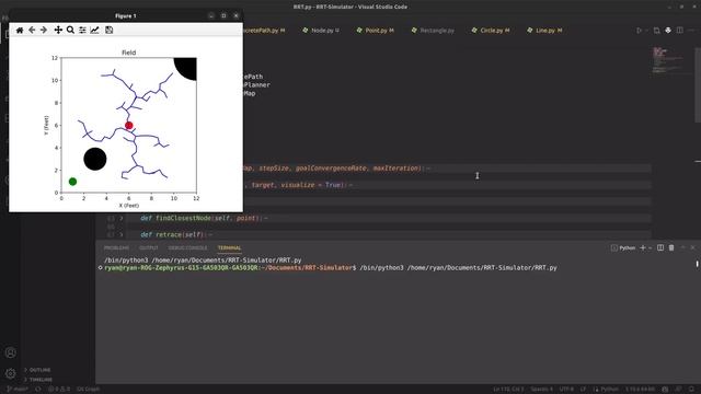 RRT Python Sim смотреть онлайн