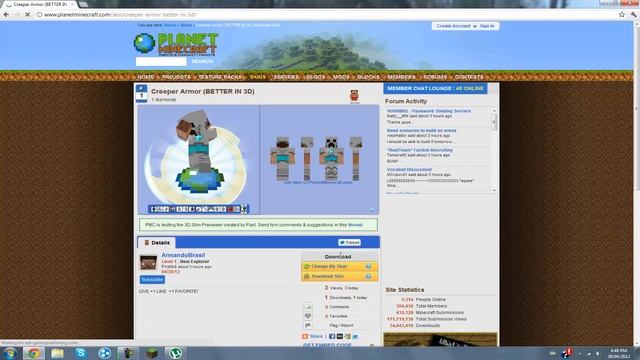 How To Install Minecraft Skin смотреть онлайн