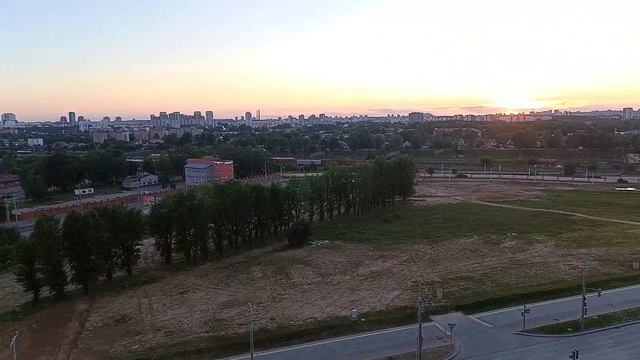 Минск мир.Дом "Бангкок".Закат солнца.Вид из окна.ASMR видос. смотреть онлайн