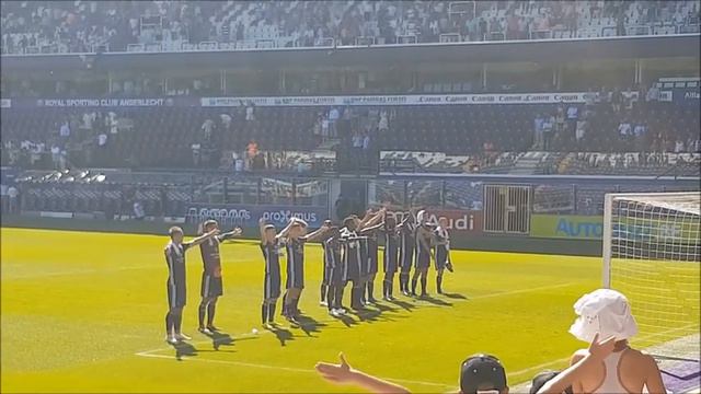 Andonline Anderlecht - Ostende warming-up and Atmosphere смотреть онлайн