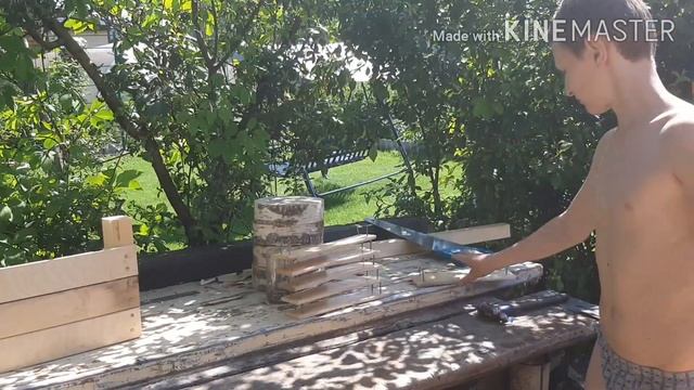 Тележка с цветами своими руками! смотреть онлайн