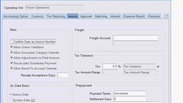Setup - 2 Payables Options - R12 Oracle Payables Management Fundamentals смотреть онлайн