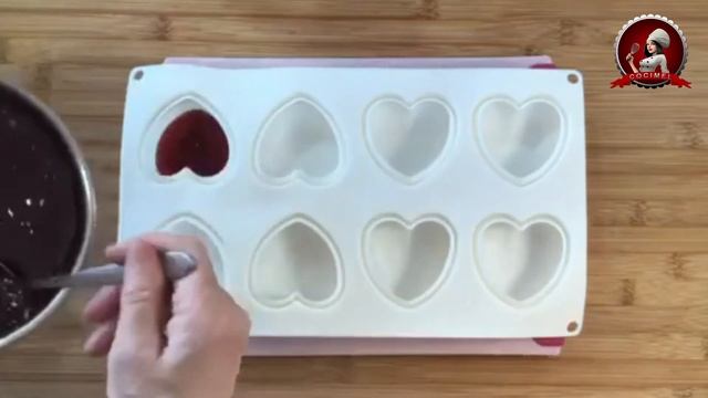 Мини-чизкейки с клубничным джемом ❤️ ко Дню Святого Валентина смотреть онлайн