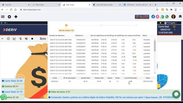 Com Bots Binary de Dígitos não se ganha? Veja esse vídeo e comece a ganhar! смотреть онлайн
