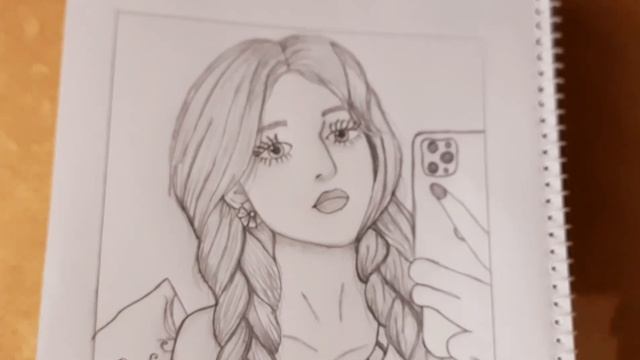 Recreation of Farjana Drawing Academy ? A girl with double braided hairstyle and iPhone ? смотреть онлайн