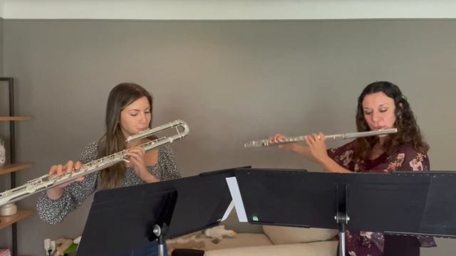 Bach Toccata and Fugue for Alto and Bass Flute смотреть онлайн