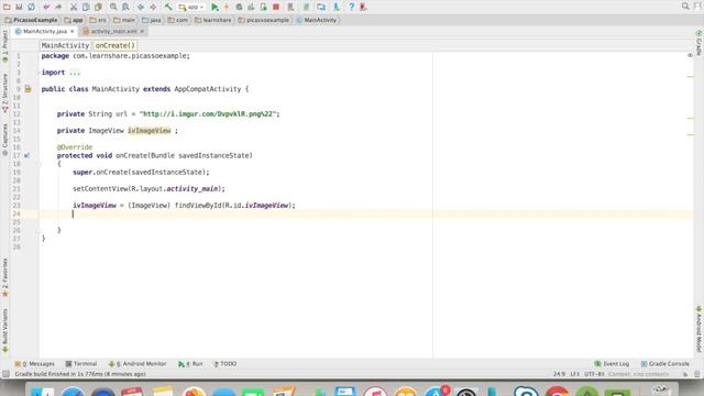 Android app development for beginners - 35 - Android - Image download - Http using PICASSO lib смотреть онлайн