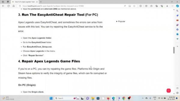 How To Fix Apex Legends “Hardware Identity Mismatch” Error