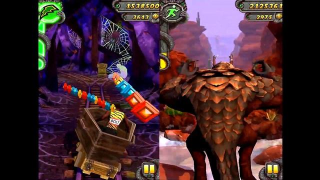 Temple Run 2 Spooky Summit VS Blazing Sands Android iPad iOS Gameplay HD смотреть онлайн