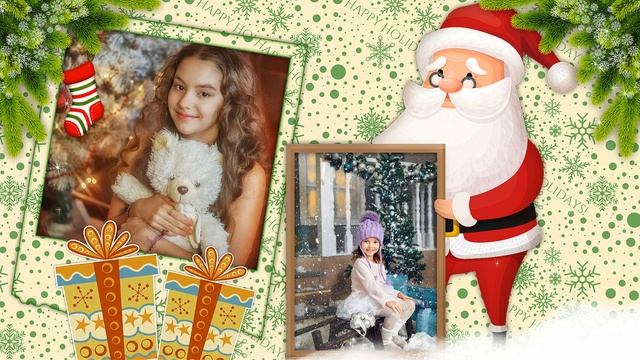 ProShow Producer БЕСПЛАТНО НОВОГОДНЯЯ ОТКРЫТКА СЧАСТЛИВЫХ ПРАЗДНИКОВ FREE NEW YEAR CARD OF HAPPY HO смотреть онлайн