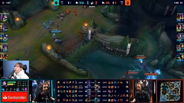 LS | CAN G2 MAKE PLAYOFFS FROM LOWER BRACKET? | G2 s KOI смотреть онлайн