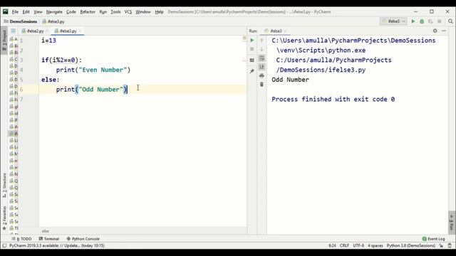 Conditional Statement-IF ELSE- Python смотреть онлайн
