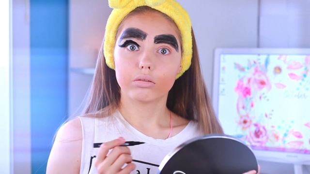 МАКИЯЖ НА ХЭЛЛОУИН?! смотреть онлайн
