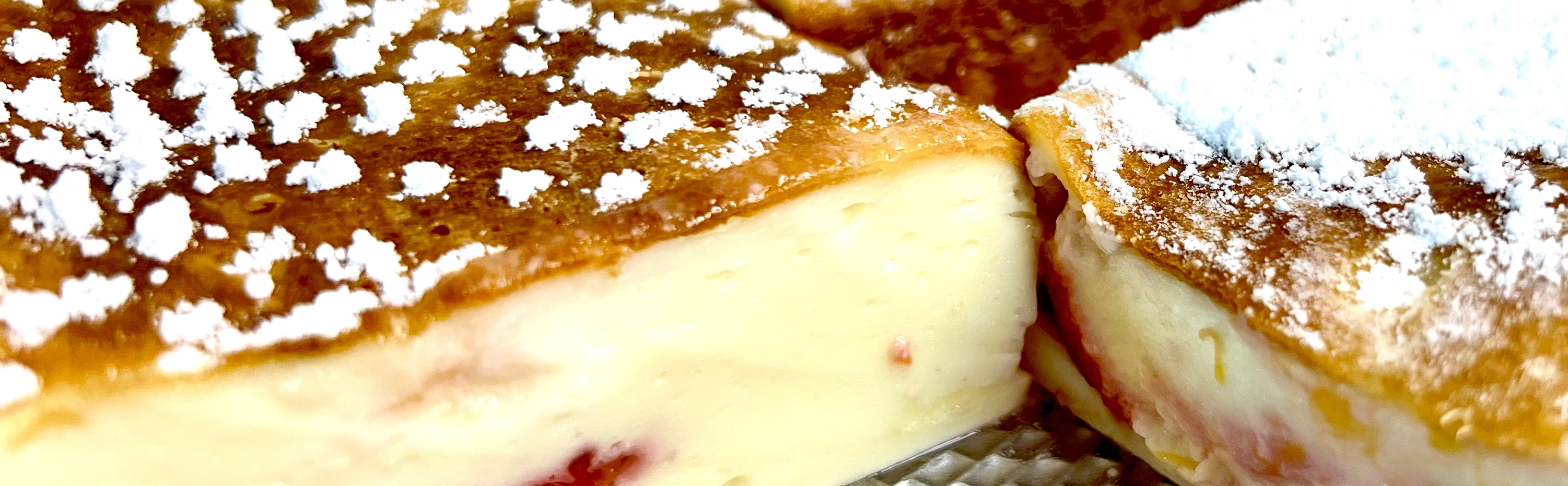 Запеканка кисленькая с творогом и сливой, без муки, как суфле!