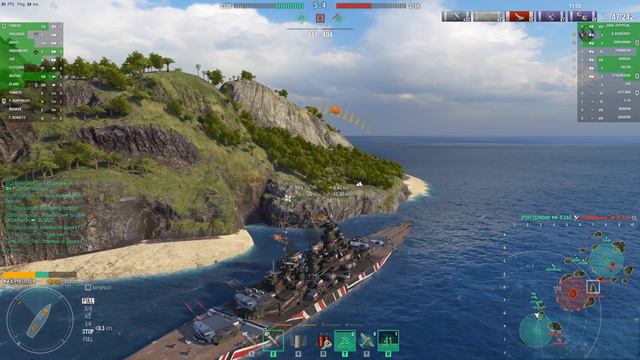 #0837 World of Warships Preussen 140k 7 kills KRAKEN 4K HDR 60 FPS german bb random смотреть онлайн
