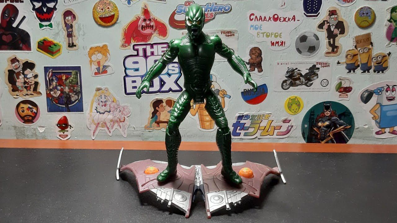 Фигурка ЗЕЛЁНОГО ГОБЛИНА от Hasbro/ Раритет 2007 года | Обзор смотреть онлайн