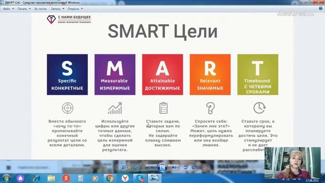 Постановка целей по системе SMART смотреть онлайн