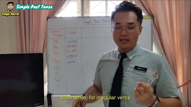 QUICK GUIDE TO LEARN SIMPLE PAST TENSE #CIKGOOTUBE смотреть онлайн