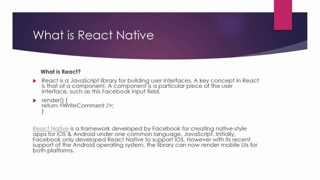 React Native Tutorial -1: Introduction смотреть онлайн