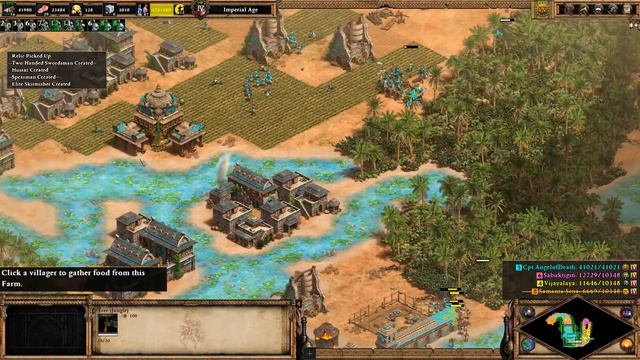 Age of Empires II: Definitive Edition 3vs1 AI India dlc gameplay смотреть онлайн