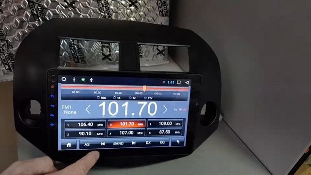 Штатная магнитола Toyota RAV4 Vanguard 2005 -2013 Android 7.1/ 10дюйм смотреть онлайн