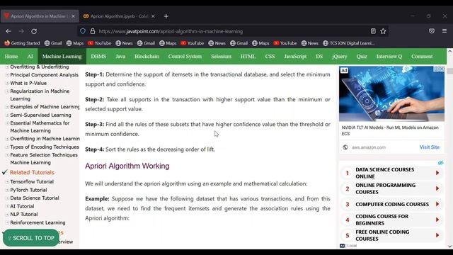 Apriori Algorithm | Lab Assignment | смотреть онлайн