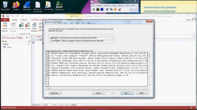 How to Import CSV File Into Microsoft Access Database смотреть онлайн