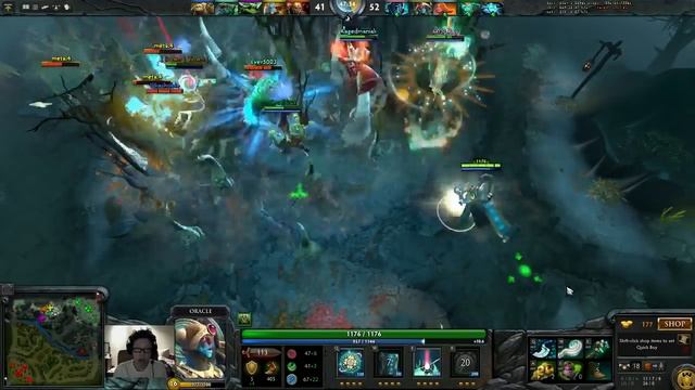 An example of teamfight utility of Oracle смотреть онлайн