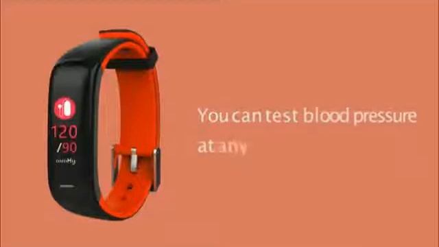 Смарт фитнес браслет часы Smart Band P1 Plus тонометр 4 цвета смотреть онлайн