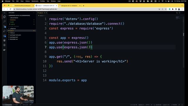 Build a complete Authentication system using Github Codespaces смотреть онлайн