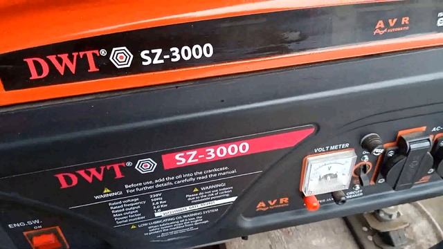 Заміна масла . Генератор DWT 3кВт. смотреть онлайн