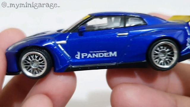 MINI GT Pandem Nissan GT-R (R35) Velocity Blue / No. 93 Unboxing смотреть онлайн