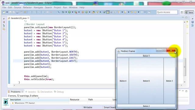 Java Swing Layout - Ders 31 смотреть онлайн