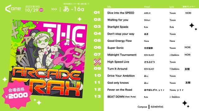 A-One 'THE ARCADE TRAX plus One' HIGHLIGHT MEDLEY смотреть онлайн