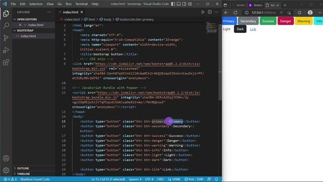 ?HOW TO MAKE BUTTONS USING BOOTSTRAP..? ?@becodewala #bootstrap смотреть онлайн