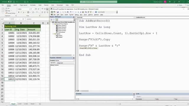 Excel VBA Intro to Variables смотреть онлайн