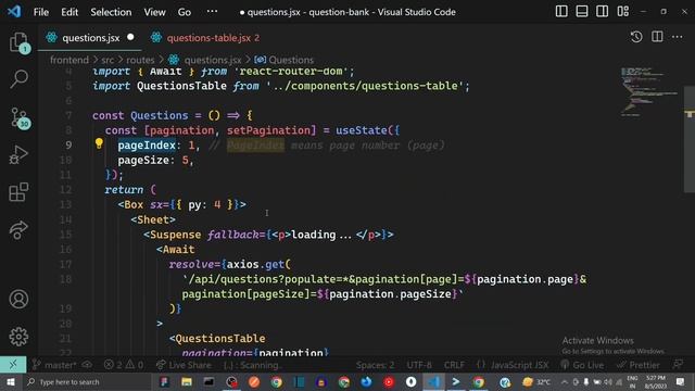 Question Bank Project - Implementing Server Side Pagination with Tanstack Table हिंदी में [10] смотреть онлайн