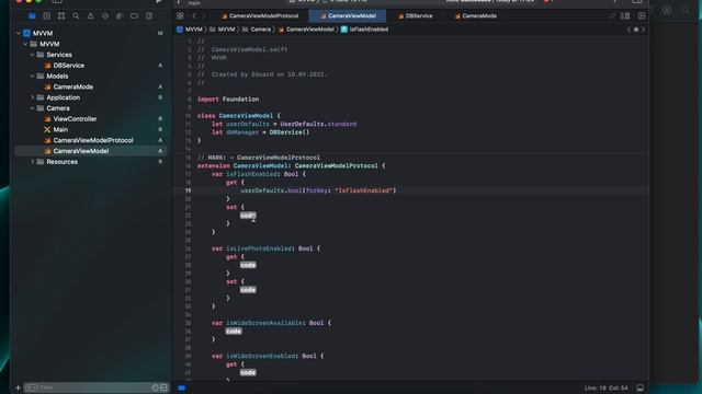 Проект на MVVM в Swift смотреть онлайн