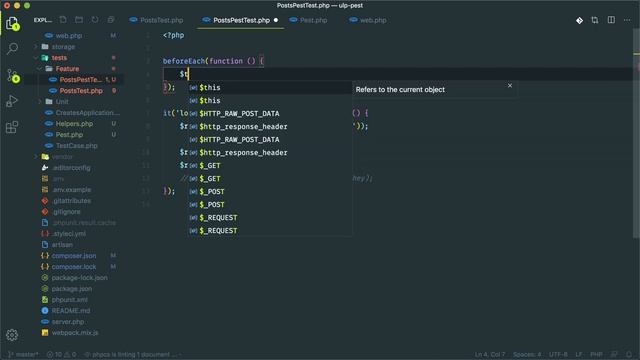 Pest - An Elegant PHP Testing Framework смотреть онлайн