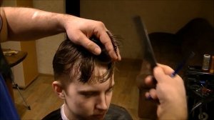 мужская стрижка модельная. Men's haircut