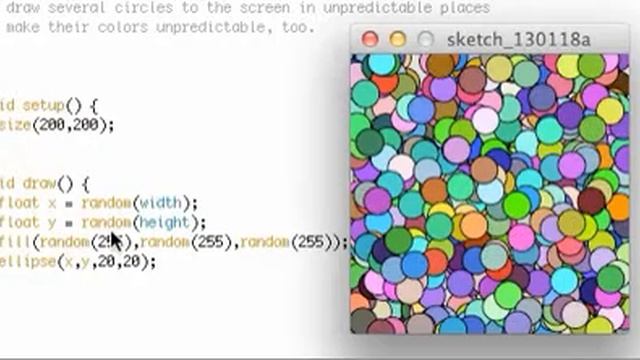 EARTH 801 Randomly Colored Circles Program смотреть онлайн