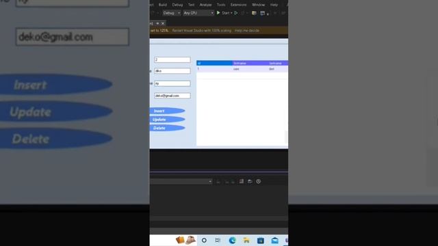 C# With SQL insert update delete #coding #programming смотреть онлайн