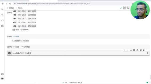 PREVENDO PREÇOS DE AÇÕES COM PROPHET DO FACEBOOK COM PYTHON - COMO USAR O SPLIT DE DADOS смотреть онлайн