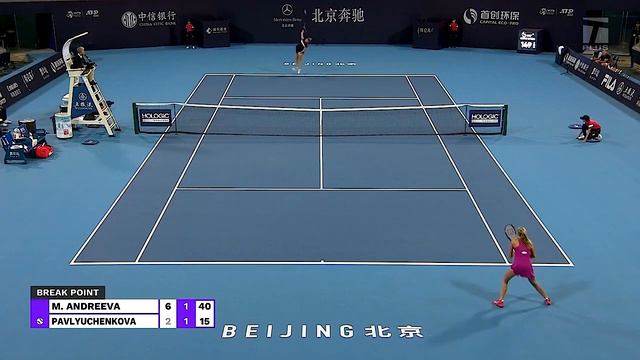 M. ANDREEVA Vs PAVLYUCHENKOVA 1#Mirra #Andreeva #highlights  #ChinaOpen
